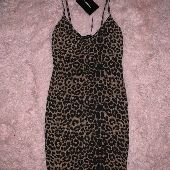 Leopard Print Dress - Picture 3 of 6